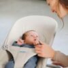 BabyBjörn Balance Soft šūpuļkrēsls – Light Beige Woven-Jersey, Tri-Fabric – foto 4