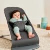 BabyBjörn Bliss šūpuļkrēsls – Anthracite Woven Classic – foto 2