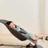 BabyBjörn Bliss šūpuļkrēsls – Anthracite Woven Classic – foto 3