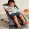 BabyBjörn Bliss šūpuļkrēsls – Anthracite Woven Classic – foto 4