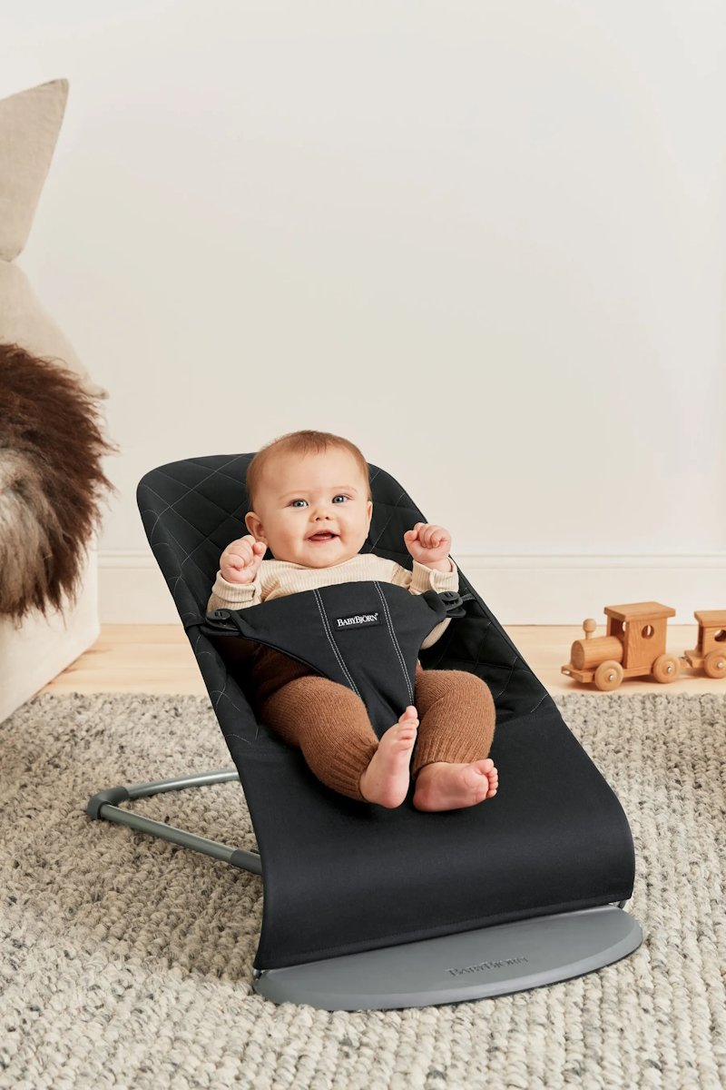 BabyBjörn Bliss šūpuļkrēsls – Black Woven Classic – foto 2