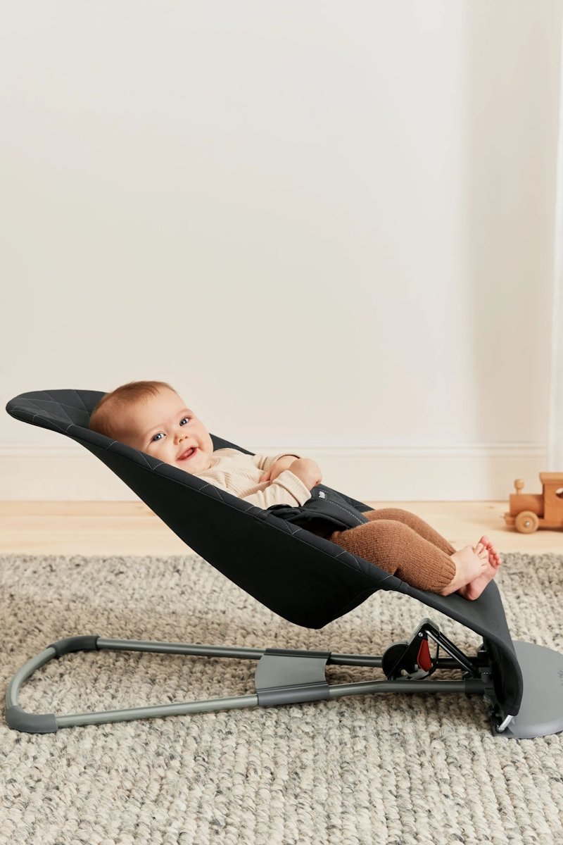 BabyBjörn Bliss šūpuļkrēsls – Black Woven Classic – foto 3