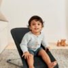 BabyBjörn Bliss šūpuļkrēsls – Black Woven Classic – foto 4
