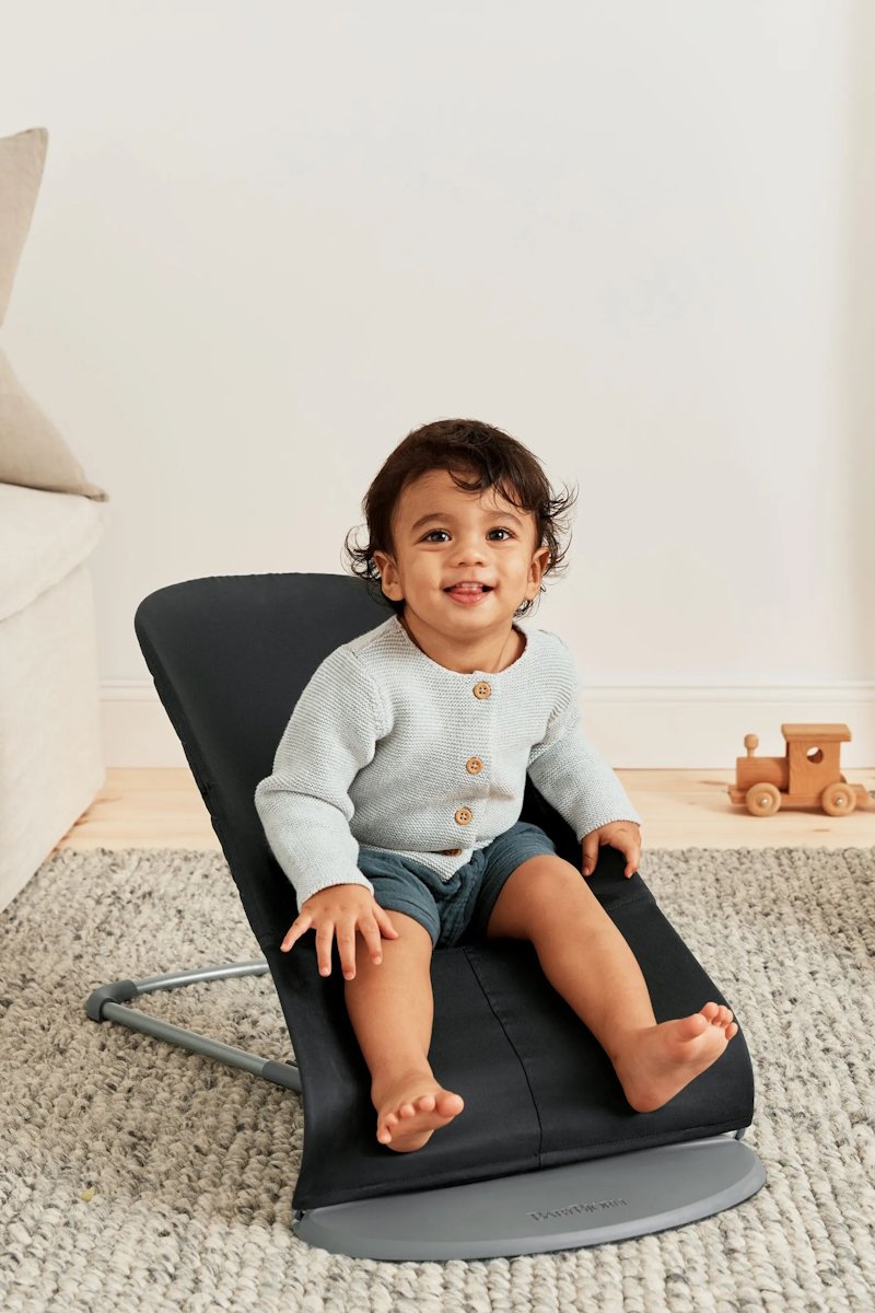 BabyBjörn Bliss šūpuļkrēsls – Black Woven Classic – foto 4