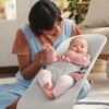BabyBjörn Bliss šūpuļkrēsls – Light Grey Woven Melange – foto 2