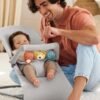 BabyBjörn Bliss šūpuļkrēsls – Light Grey Woven Melange – foto 4