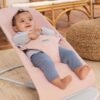 BabyBjörn Bliss šūpuļkrēsls – Light Pink Woven Melange – foto 5