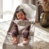 BabyBjörn Bliss šūpuļkrēsls – Grey Beige Mesh – foto 4