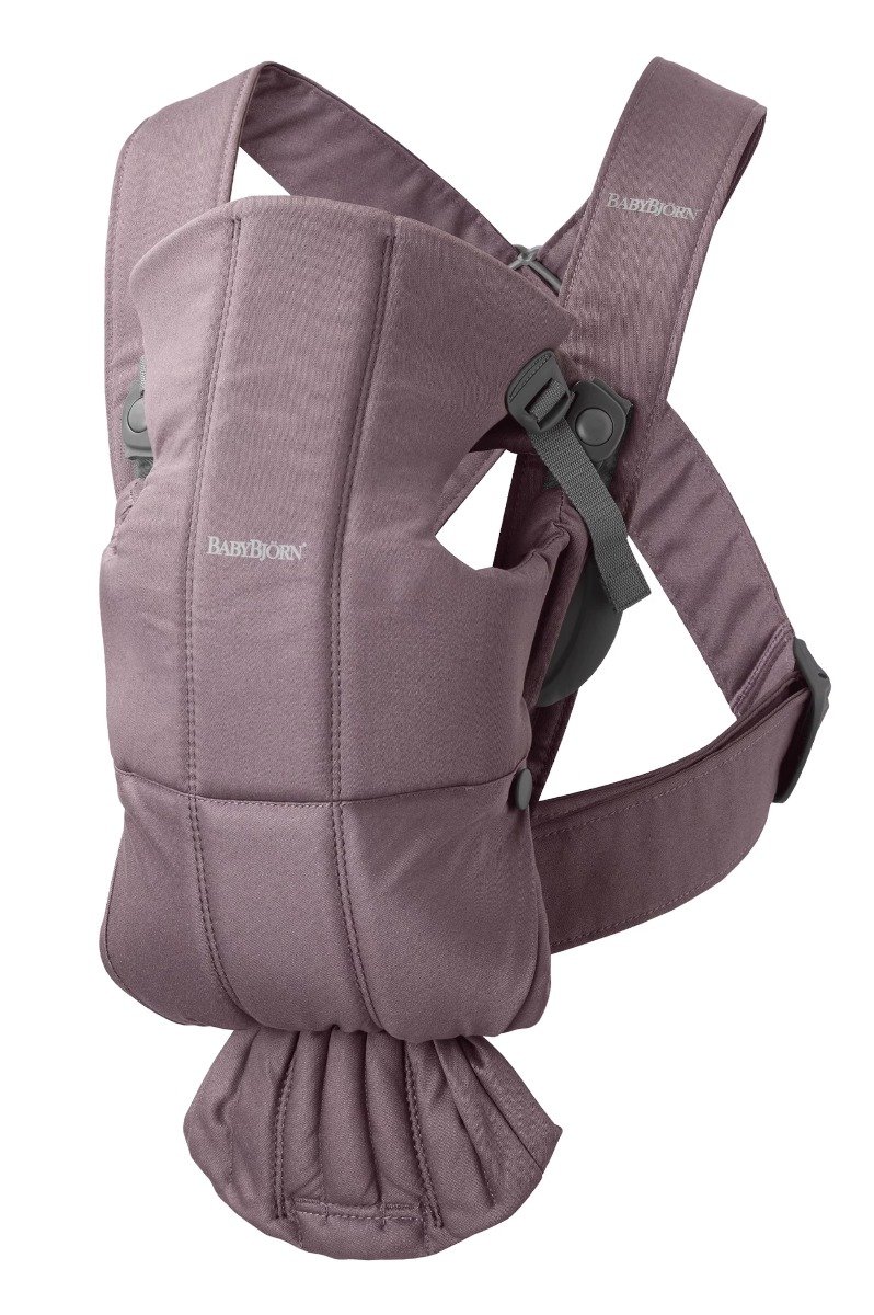 babybj_rn_carrier_mini_dark_purple_cotton_kandekott.jpg BabyBjörn Mini Cotton ķengursoma Dark Purple