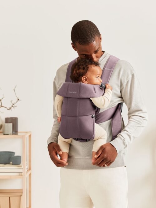 BabyBjörn Mini Cotton ķengursoma Dark Purple