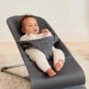 BabyBjörn Bliss šūpuļkrēsls – Anthracite Woven Petal – foto 2