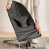 BabyBjörn Bliss šūpuļkrēsls – Anthracite Woven Petal – foto 4