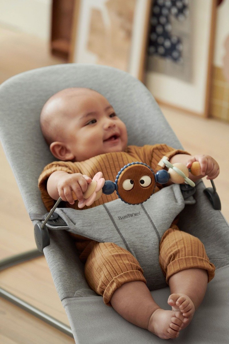 BabyBjörn rotaļlieta šūpuļkrēslam Googly Eyes – Pastel – foto 2