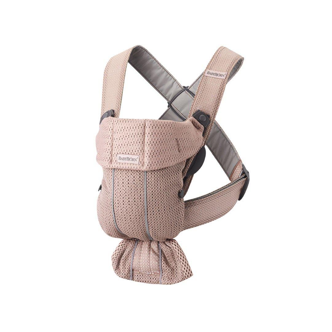 BabyBjörn Mini 3D Mesh ķengursoma Dusty Pink 2