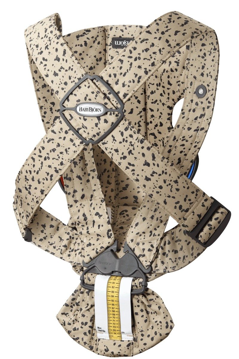 BabyBjörn Mini Woven ķengursoma Beige-Dark Grey