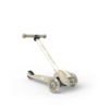 Pelēks Scoot and Ride Highwaykick 3S skrejritenis ar trim riteņiem un regulējamu stūri