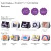 Taf Toys grāmatiņa laikam uz vēdera Savannah Tummy-Time – foto 3