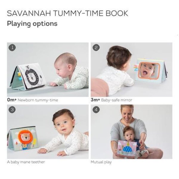 Taf Toys grāmatiņa laikam uz vēdera Savannah Tummy-Time – foto 9