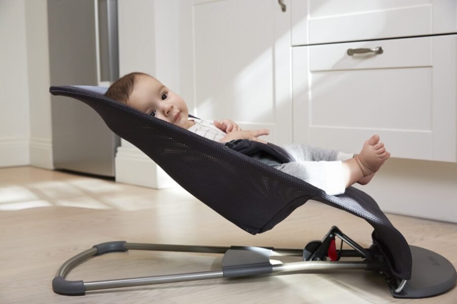 BabyBjörn Bliss šūpuļkrēsls – Anthracite Mesh – foto 8