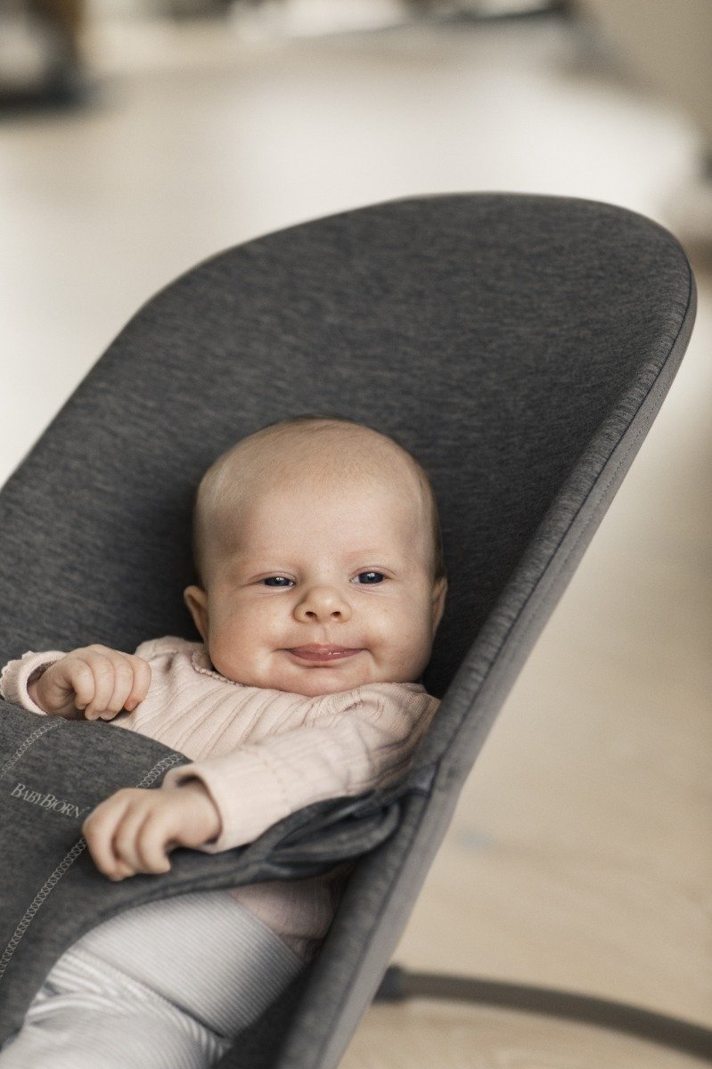 BabyBjörn Bliss šūpuļkrēsls – Charcoal Grey Jersey – foto 6