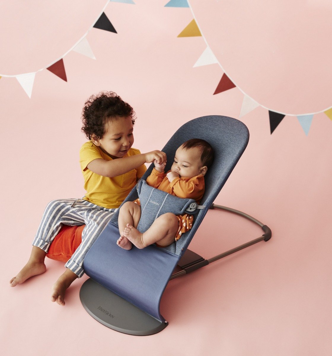 BabyBjörn Bliss šūpuļkrēsls – Dove Blue Jersey – foto 2