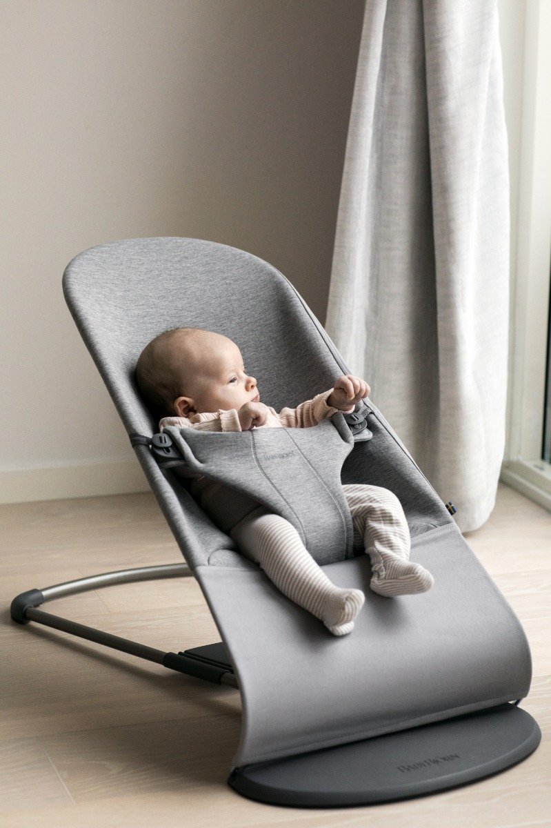 BabyBjörn Bliss šūpuļkrēsls – Light Grey Jersey – foto 4