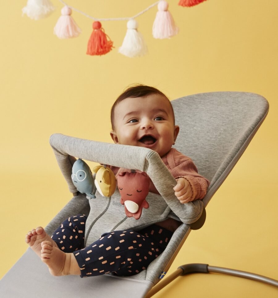 BabyBjörn Bliss šūpuļkrēsls – Light Grey Jersey – foto 8