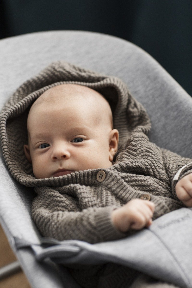 BabyBjörn Bliss šūpuļkrēsls – Light Grey Jersey – foto 3