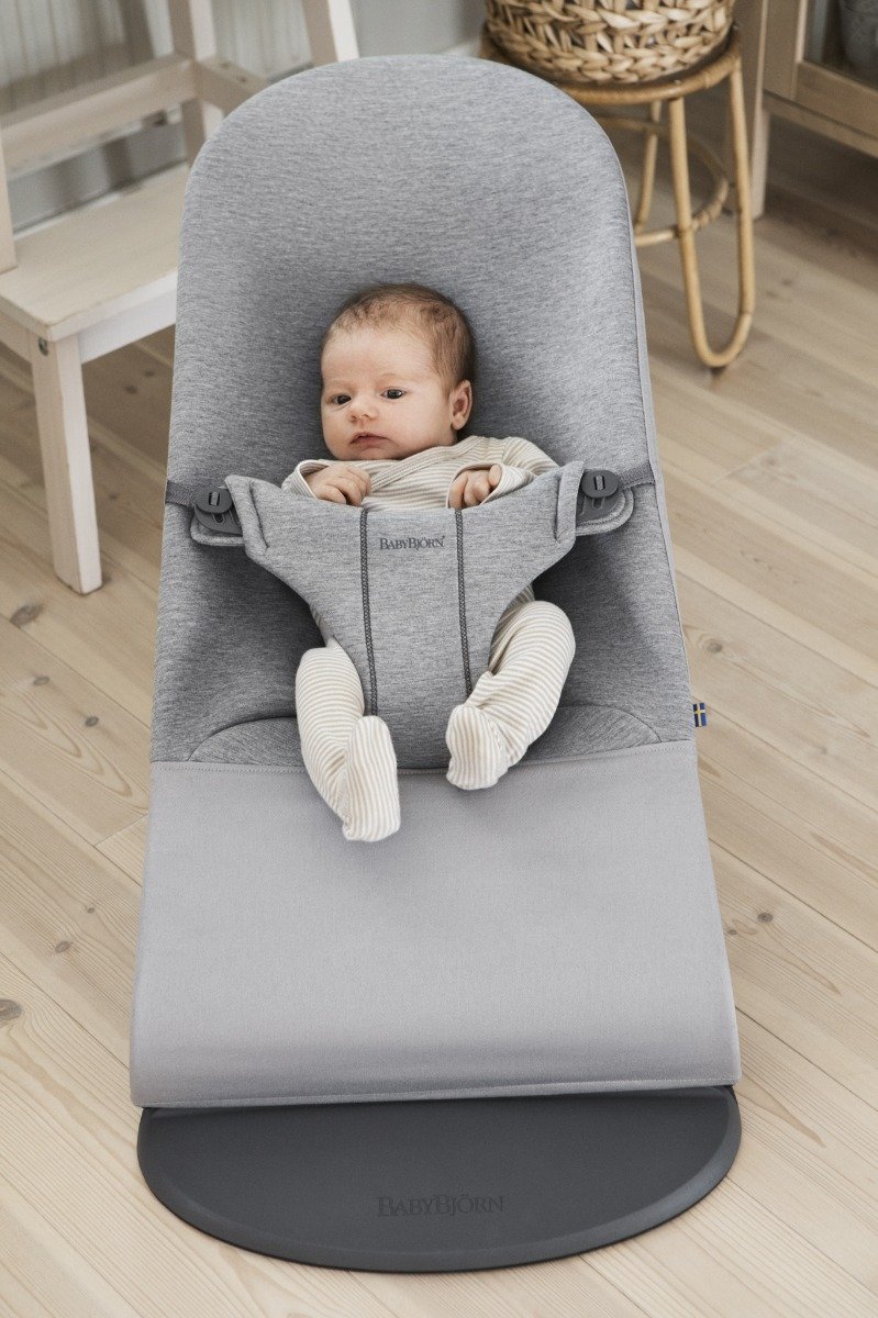 BabyBjörn Bliss šūpuļkrēsls – Light Grey Jersey – foto 6