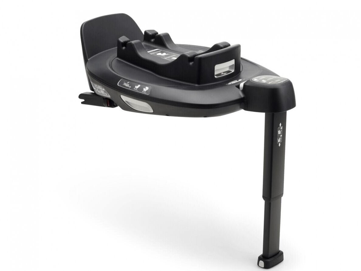 Nuna Isofix bāze autokrēsliņam melnā krāsā ar regulējamu atbalsta kāju un stiprinājuma mehānismu