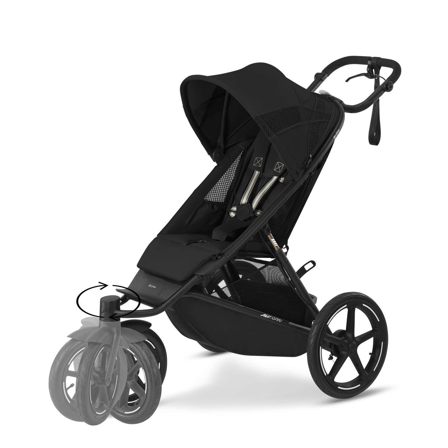 Cybex Avi Spin sporta rati Moon Black 2