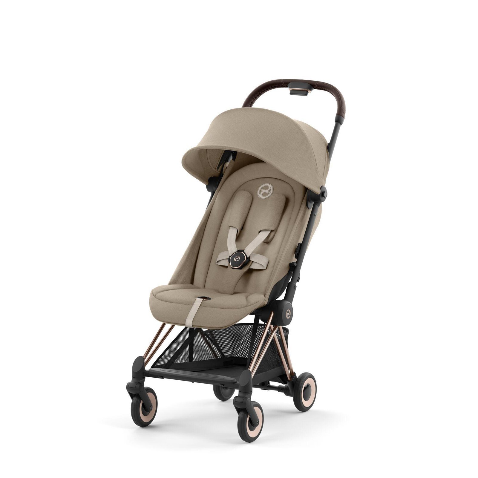 Cybex Coya sporta rati Cozy Beige (Rose Gold Frame)