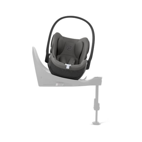 Cybex pelēks autokrēsliņš ar kāju un drošības loku