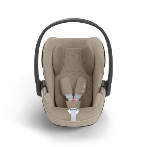 Cybex Cloud T i-Size bēšs autokrēsliņš ar rokturi un iekšējām drošības jostām