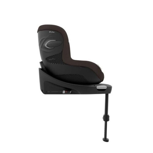Cybex brūns autokrēsliņš ar balstu kājai un sānu aizsardzību