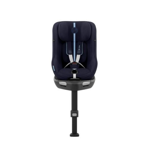 Cybex tumši zils autokrēsliņš ar bāzi un regulējamu balstu