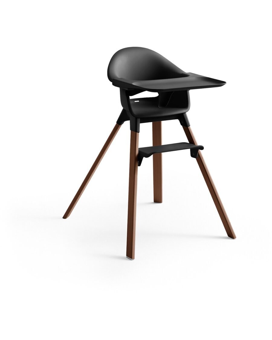 Stokke Clikk barošanas krēsls – Black-Warm Brown – foto 3