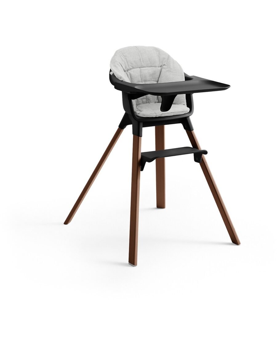 Stokke Clikk barošanas krēsls – Black-Warm Brown – foto 5