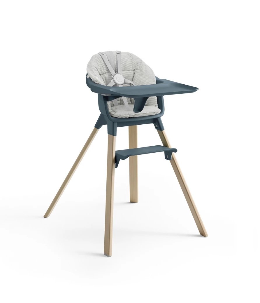 Stokke Clikk barošanas krēsls – Fjord Blue – foto 2