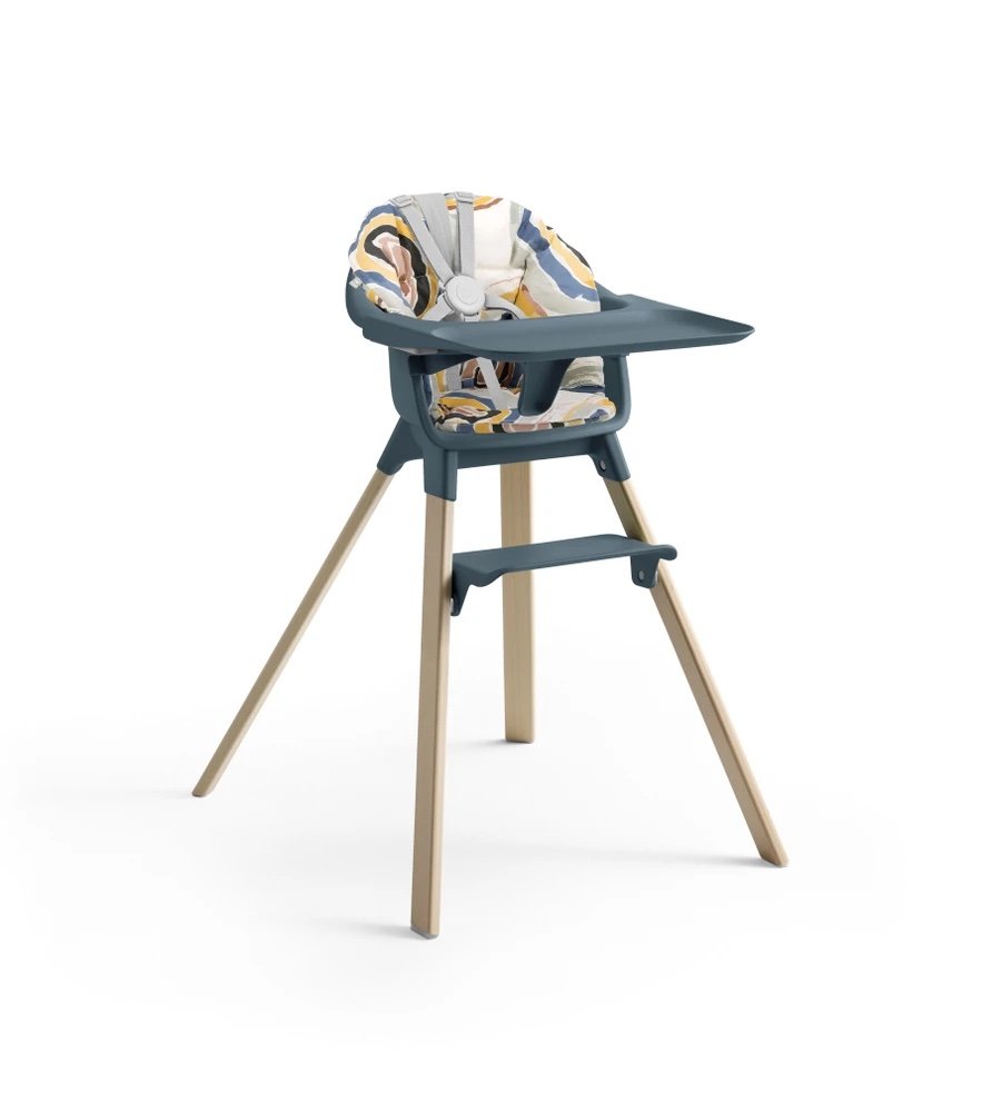Stokke Clikk barošanas krēsls – Fjord Blue – foto 3