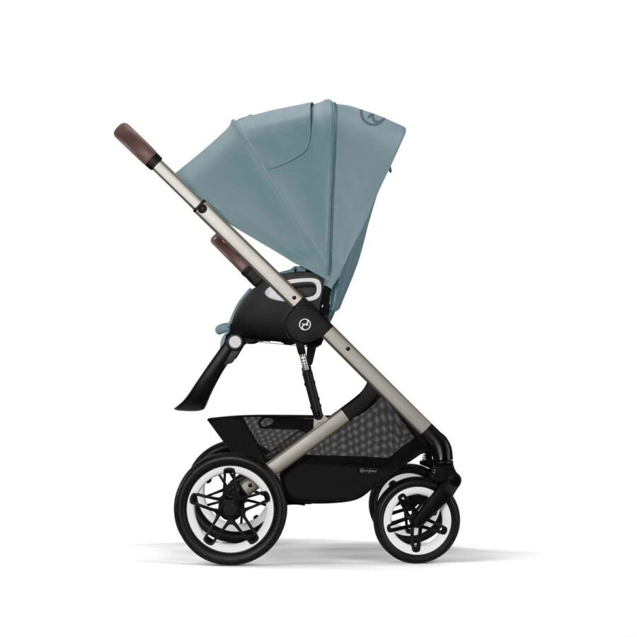Cybex Talos S Lux universālie ratiņi 2in1 Stormy Blue (Taupe Frame) 5