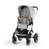 Cybex Talos S Lux universālie ratiņi 2in1 Stone Grey (Silver Frame) 3