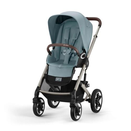 Cybex Talos S Lux universālie ratiņi 2in1 Stormy Blue (Taupe Frame) 3