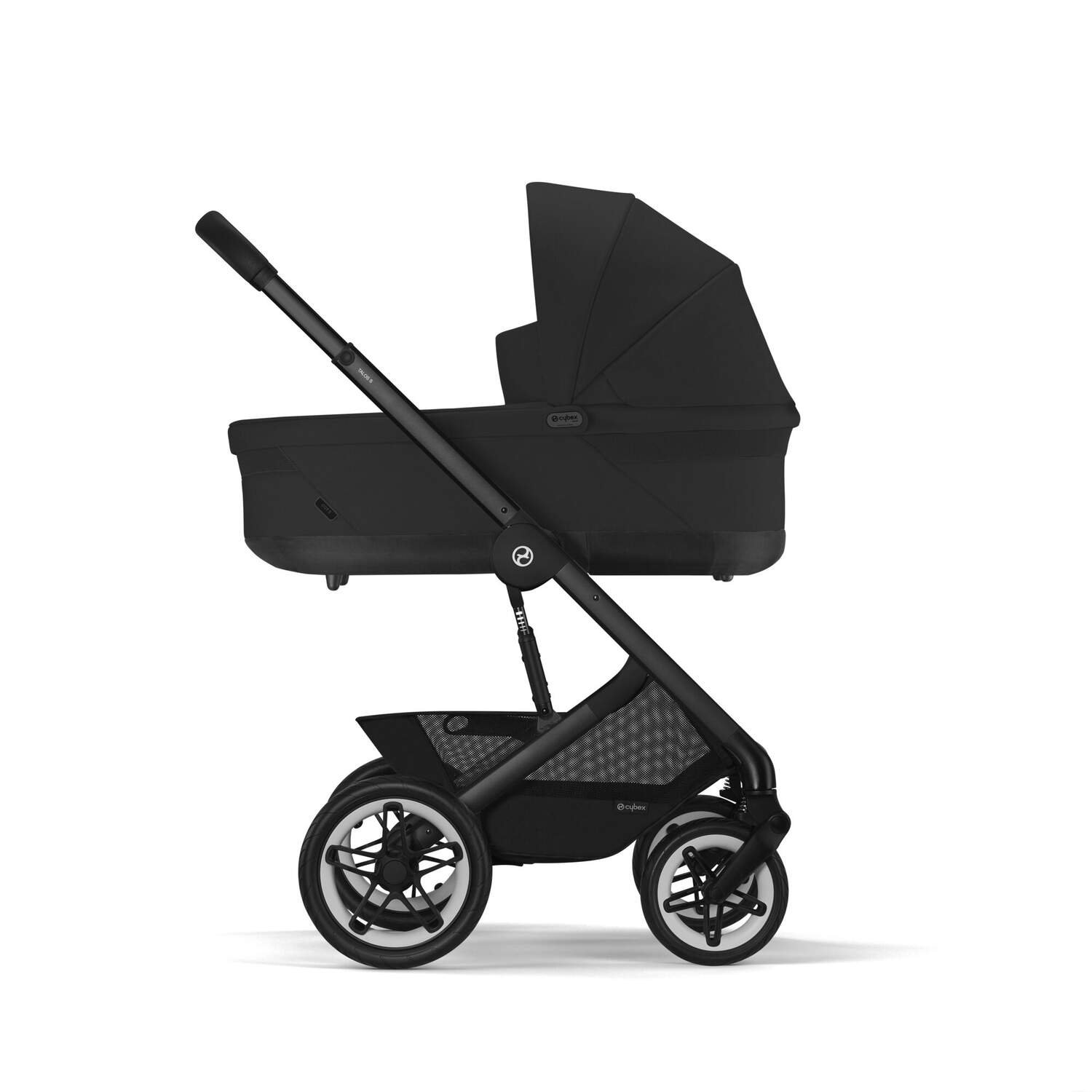 Cybex Talos S Lux universālie ratiņi 2in1 Moon Black (Black Frame) Cybex Talos S Lux universālie ratiņi 2in1 Moon Black (Black Frame)