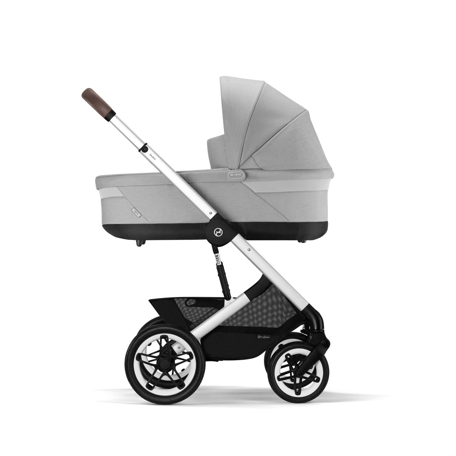 Cybex Talos S Lux universālie ratiņi 2in1 Stone Grey (Silver Frame) Cybex Talos S Lux universālie ratiņi 2in1 Stone Grey (Silver Frame)