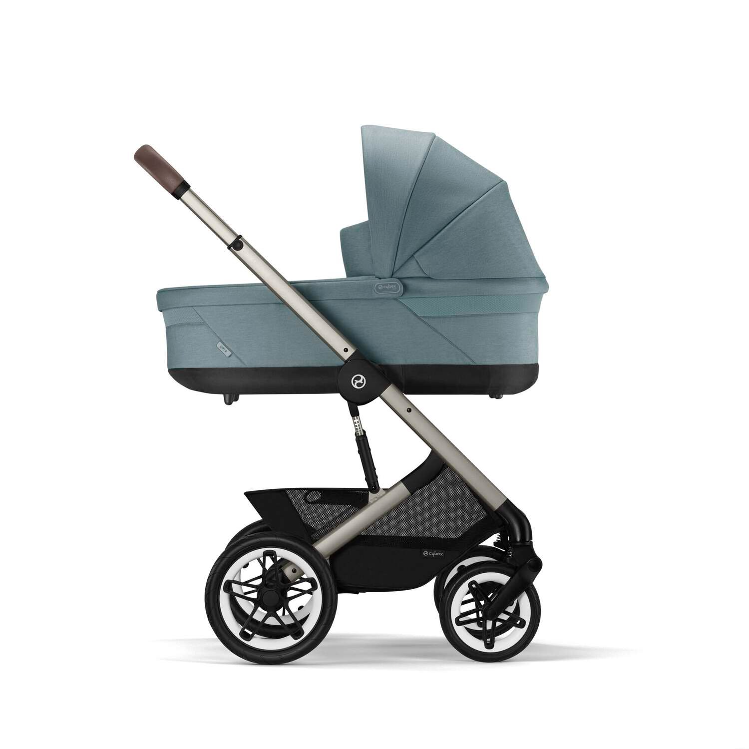 Cybex Talos S Lux universālie ratiņi 2in1 Stormy Blue (Taupe Frame) Cybex Talos S Lux universālie ratiņi 2in1 Stormy Blue (Taupe Frame)