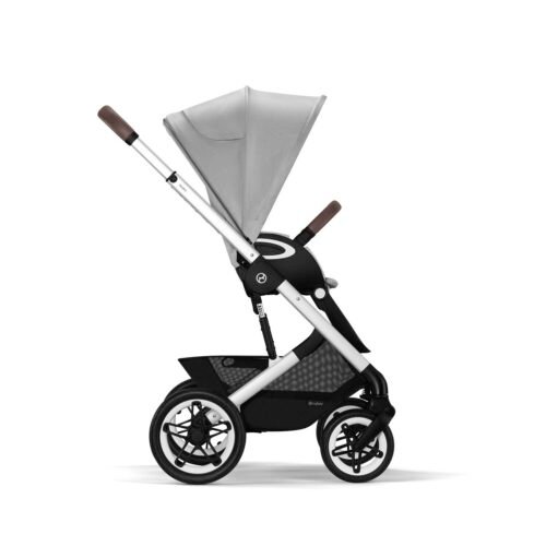 Cybex Talos S Lux universālie ratiņi 2in1 Stone Grey (Silver Frame) 6
