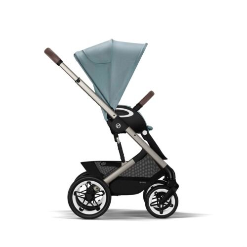 Cybex Talos S Lux universālie ratiņi 2in1 Stormy Blue (Taupe Frame) 6