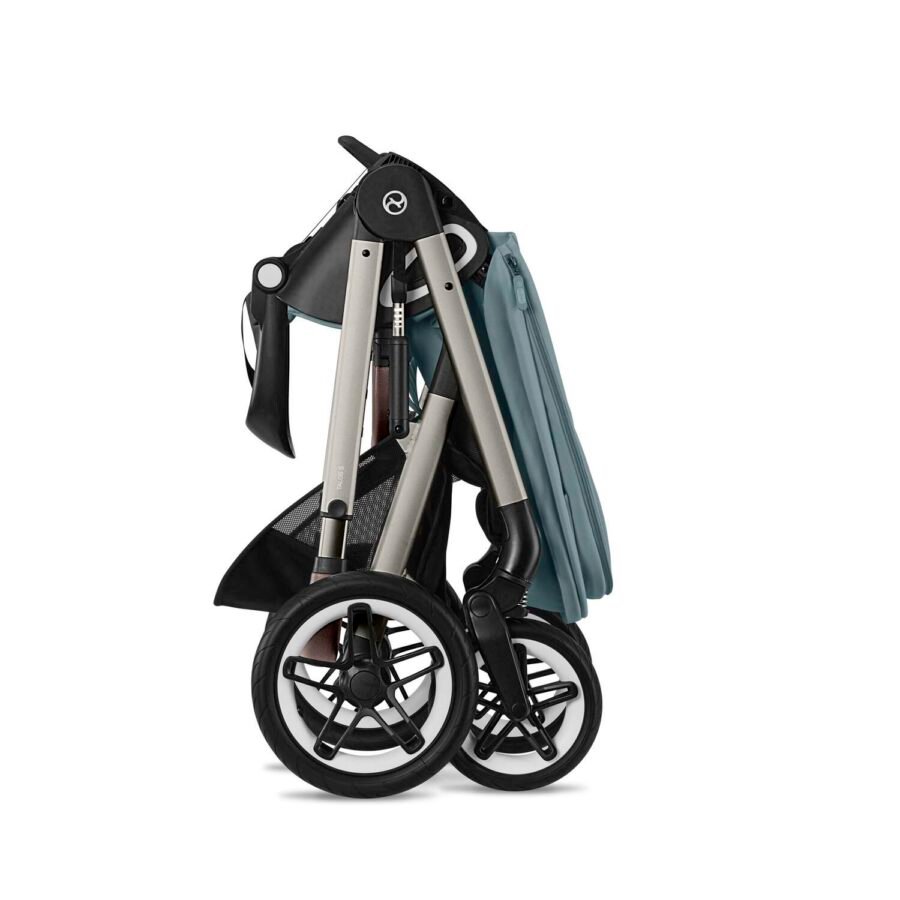 Cybex Talos S Lux universālie ratiņi 2in1 Stormy Blue (Taupe Frame) 9