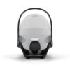 Cybex Cloud T Plus pelēks mazuļa autokrēsliņš ar pārnēsāšanas rokturi un noņemamu galvas balstu